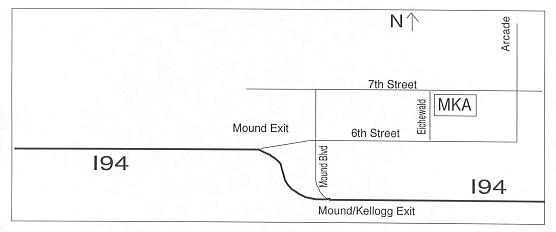 map to MKA st paul